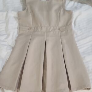 Izod Tan Kids Uniform Dress